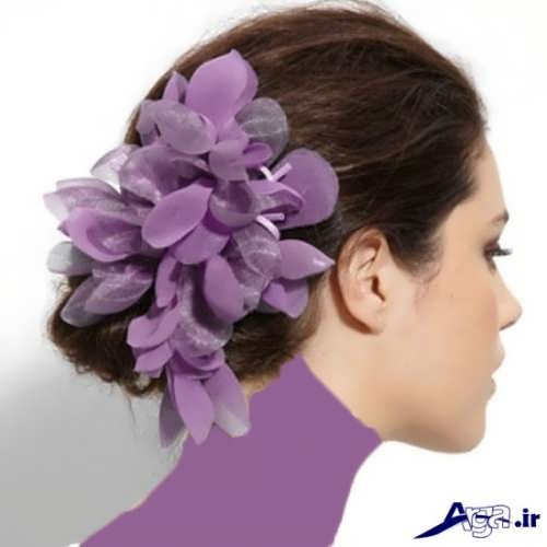 مدل زیبا بستن موها با کلیپس 